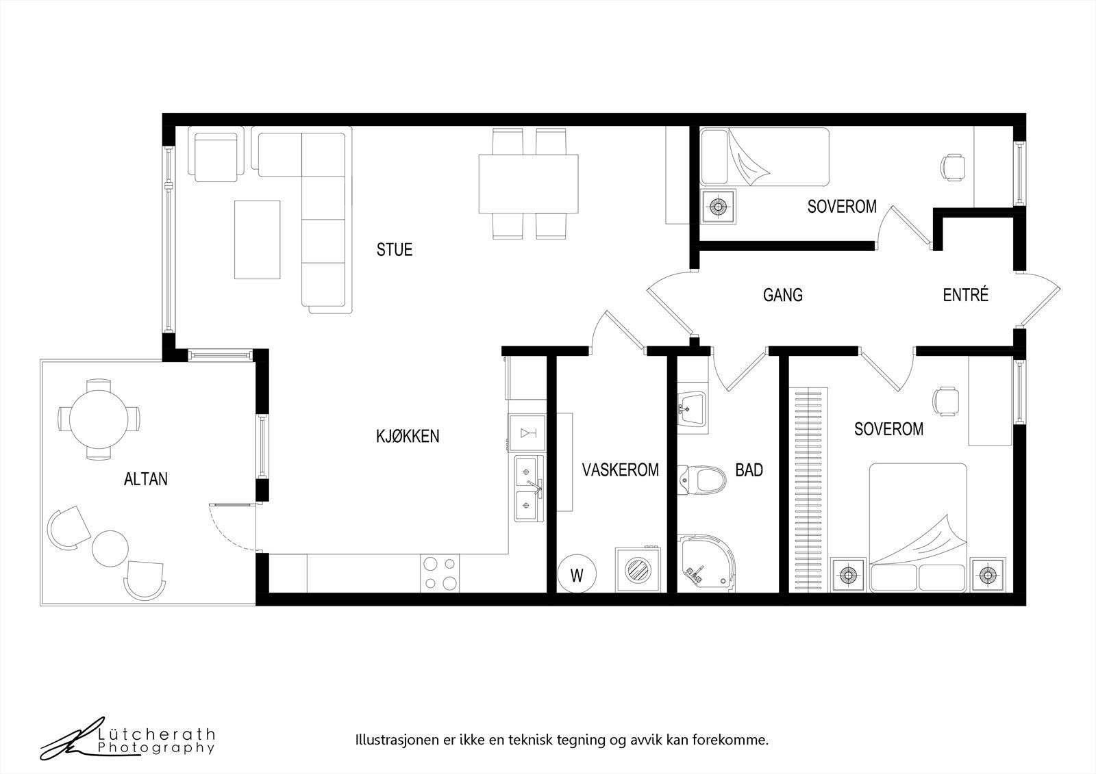 Plantegning Galleribilde