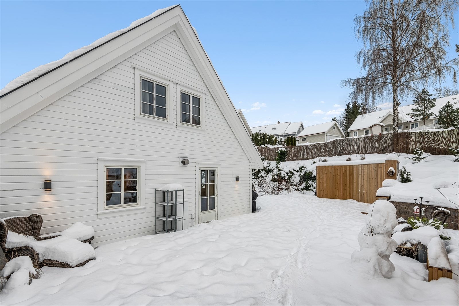 Vinter i Ugleveien Galleribilde