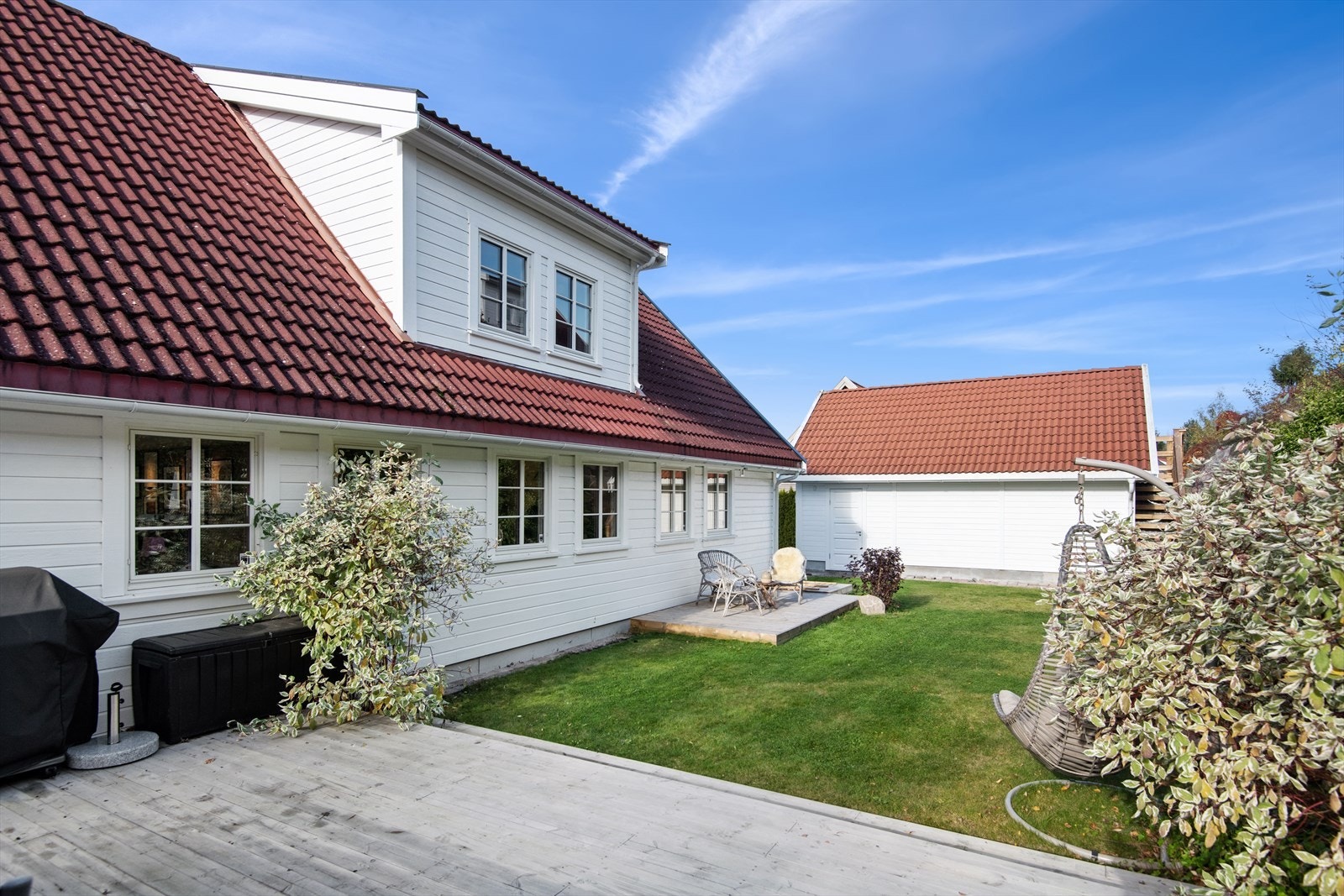 Usjenert uteplass Galleribilde