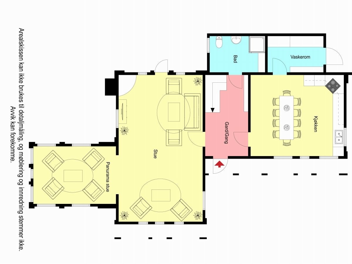 Hovedhytte 1. etasje Galleribilde