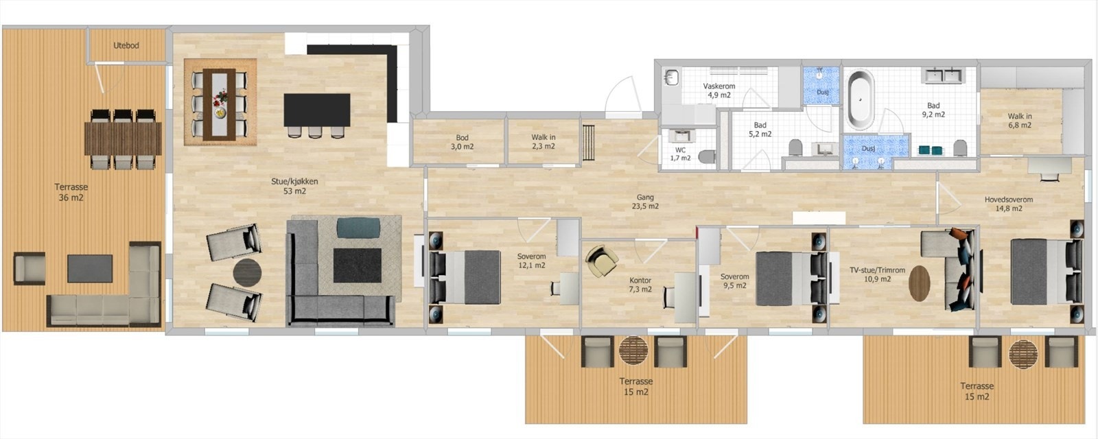 Plantegning Galleribilde