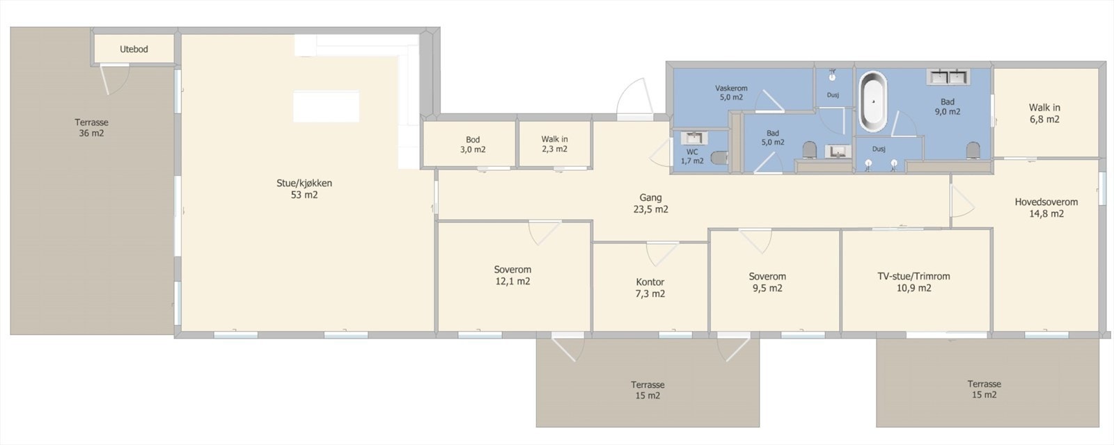 Plantegning Galleribilde