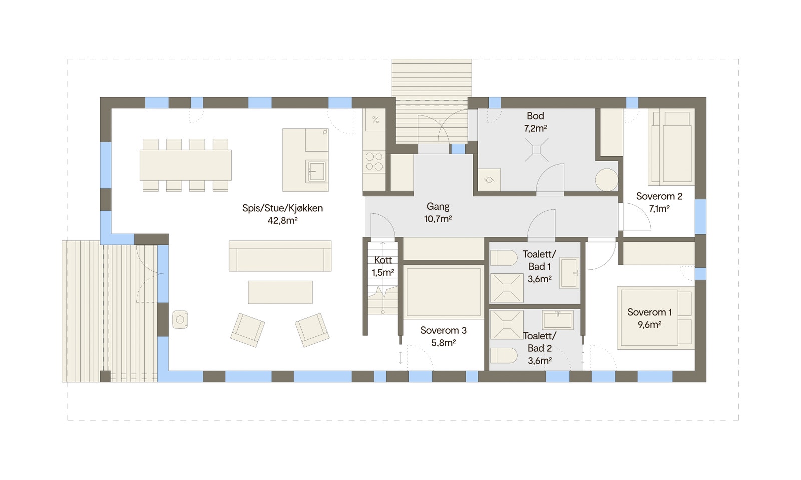 Vy26CTH plantegning hovedplan Galleribilde
