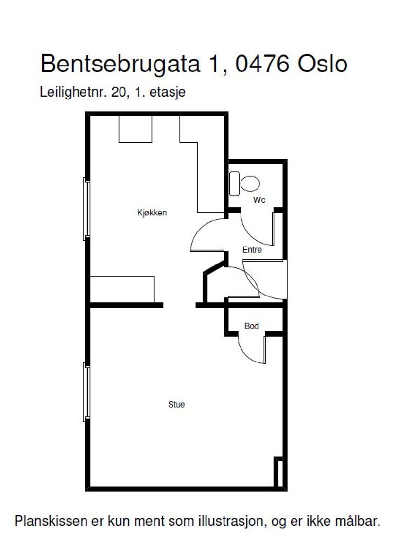 Plantegning Galleribilde