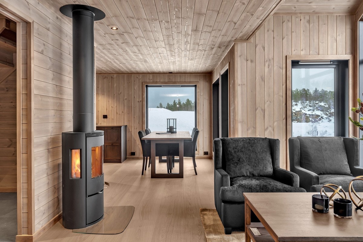 Peisovn gir både hygge og god varme på kjølige vinterdager Galleribilde