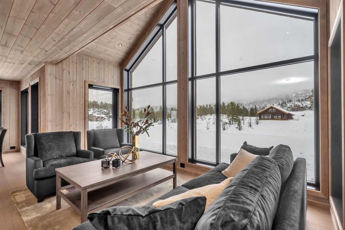 Store vinduer gir svært godt lysinnslipp Galleribilde