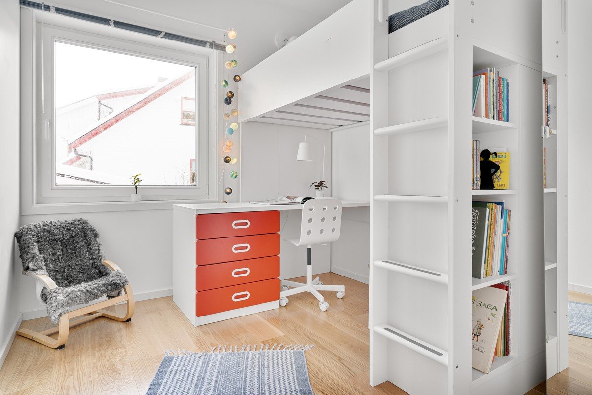Soverom 4 kan fint brukes som gjesterom eller kontor