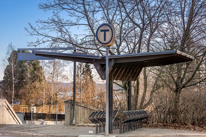 T-banen fra Makrellbekken tar deg til Majorstuen på kun 7 min. Galleribilde