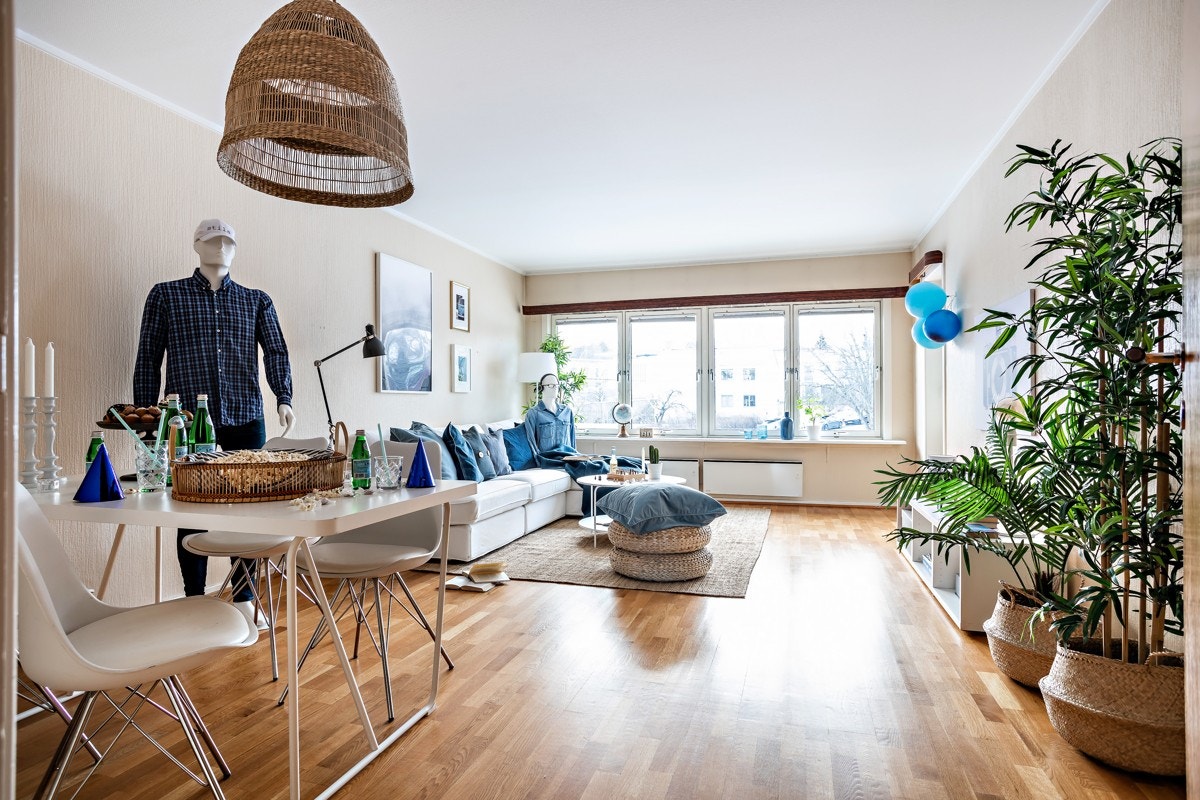 Der det skorter på sjel hos beboerne har leiligheten plenty, dog er det kanskje på tide med et stilskifte? Galleribilde