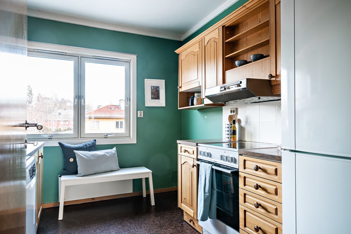 I 2019 ble det montert ny varmtvannsbereder på kjøkkenet. Galleribilde