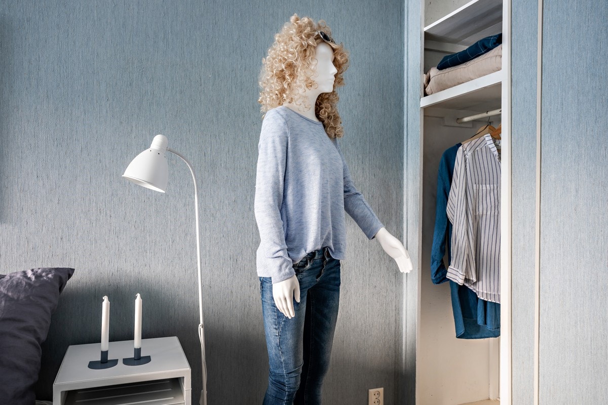 Turid informerer om at det er ekstra lagringsplass i tre gode kjellerboder og egen plass i fellesbod. Galleribilde