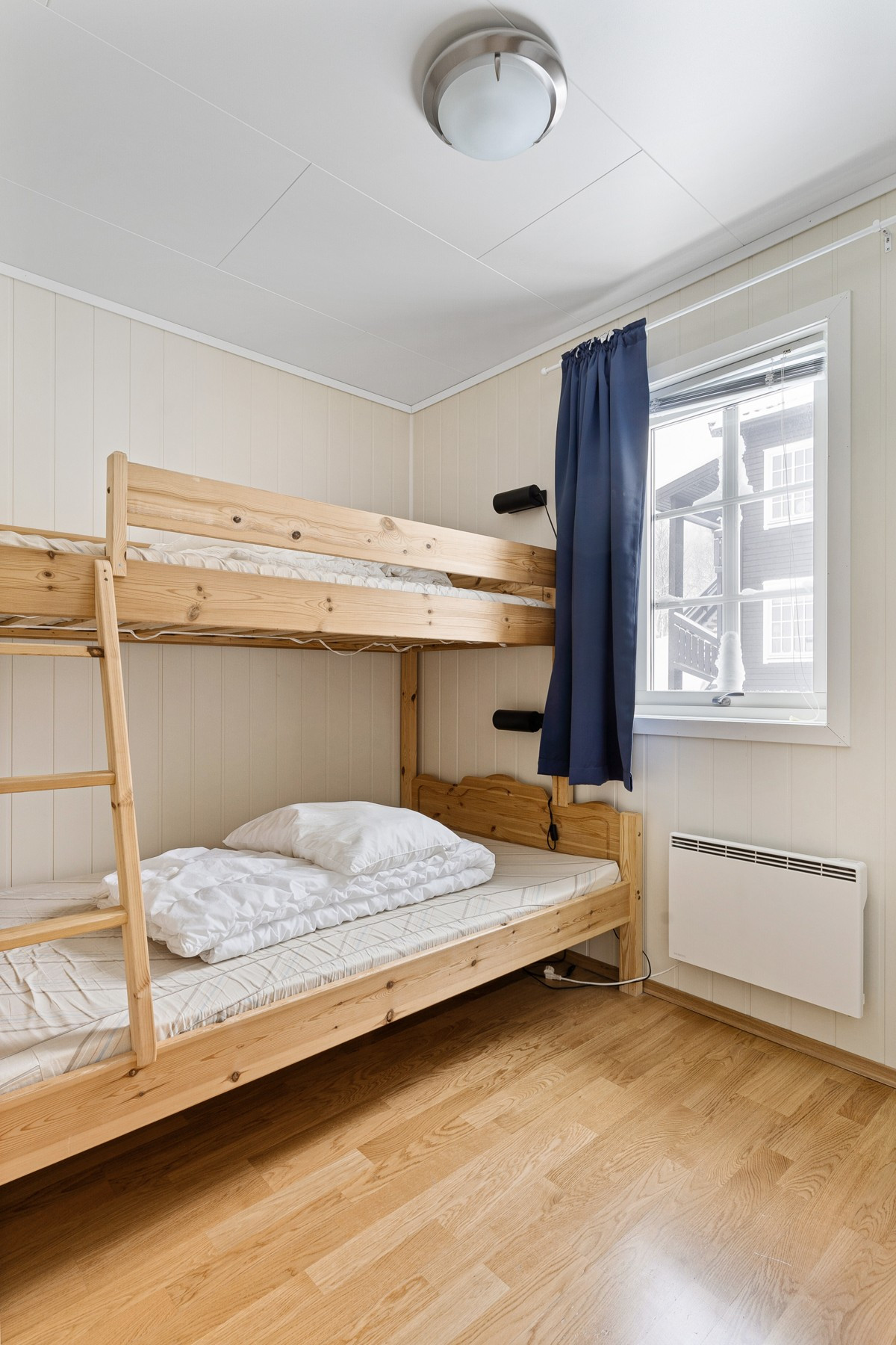 Soverom 3 - Muligheten til å sette inn køyeseng skaper en rekke soveplasser i leiligheten