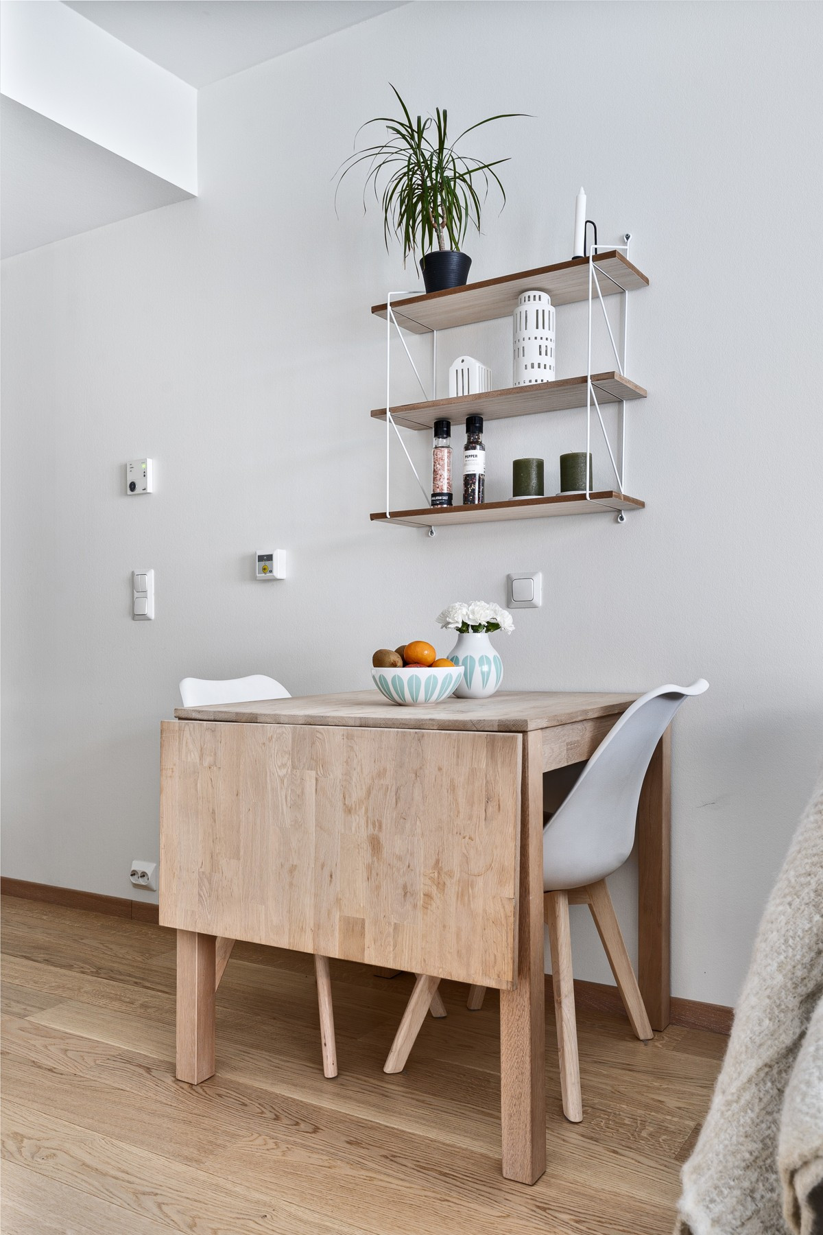 Plass til spisebord