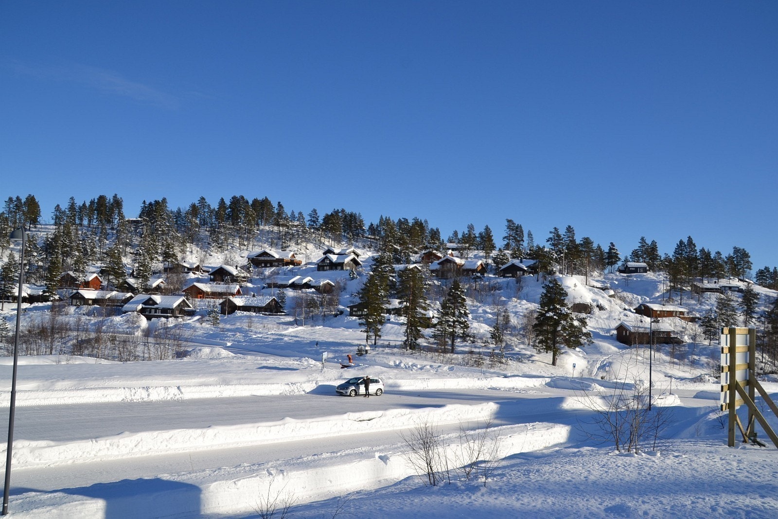 Utsikt fra tomt Galleribilde