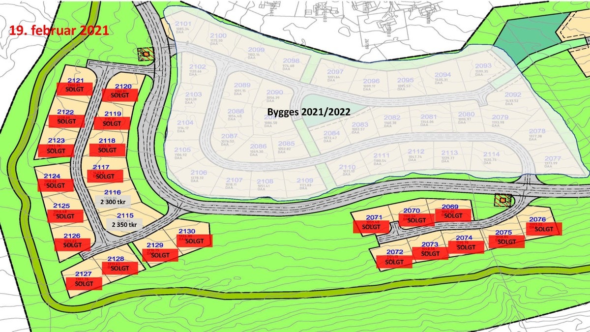 Tomtepriser trinn III per 19. februar 2021 -sendt ? Kopi Galleribilde