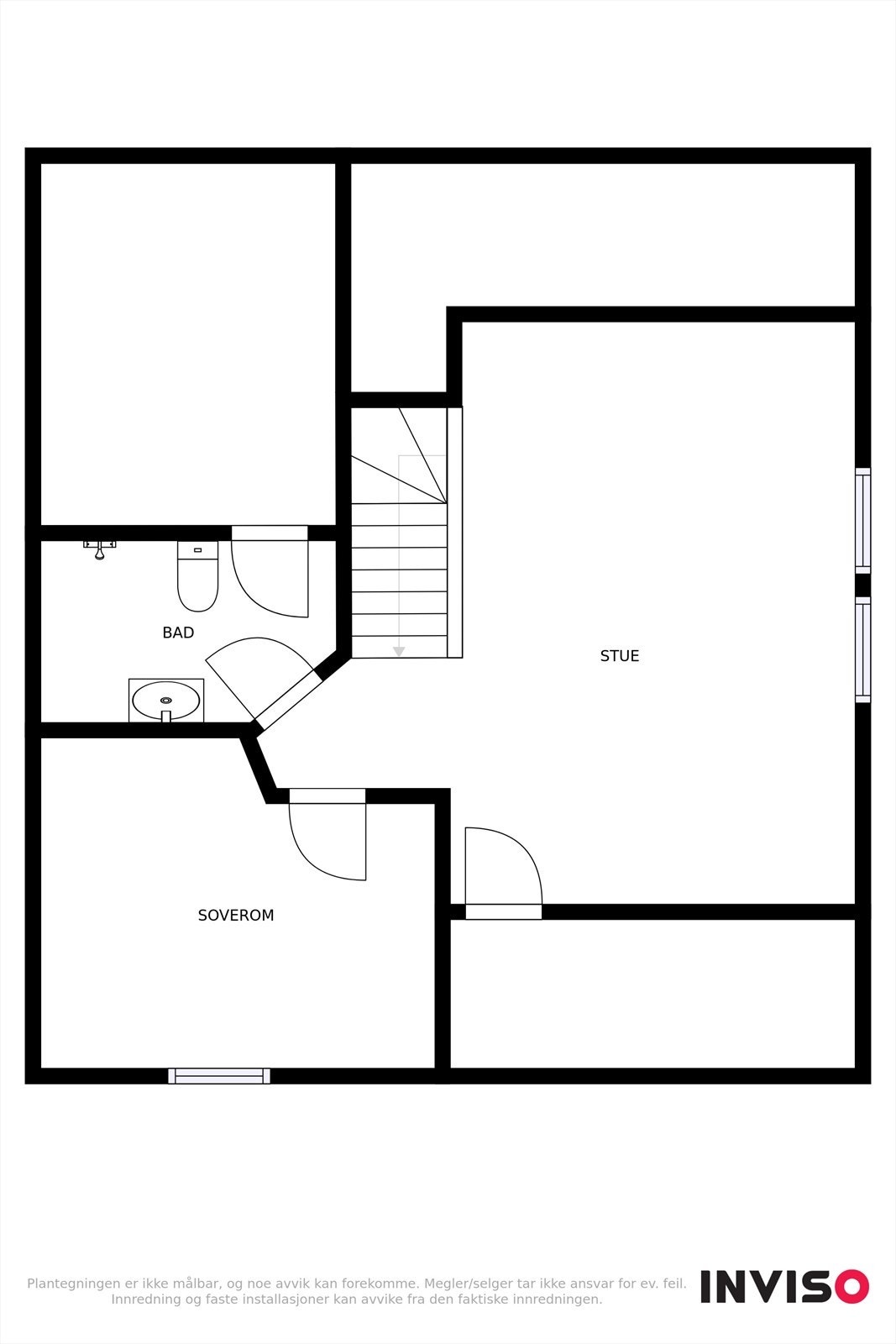 Plantegning loftsetasjen. Galleribilde