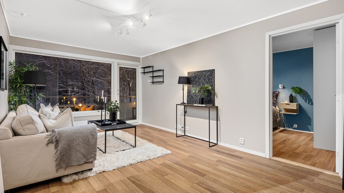 Borettslaget har gjort flere oppgraderinger i senere tid, bla. nye baderom i 2018 og fasader i 2019/20 Galleribilde