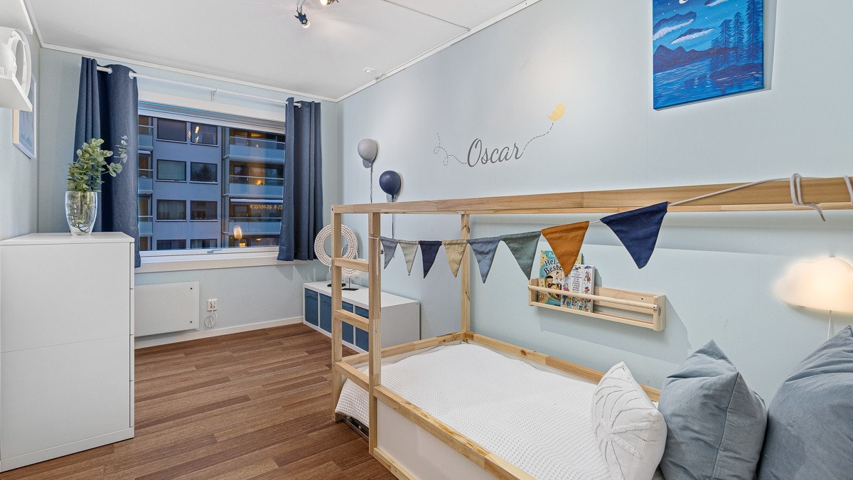 Soverom II passer ypperlig som barnerom, gjesterom eller kontor Galleribilde