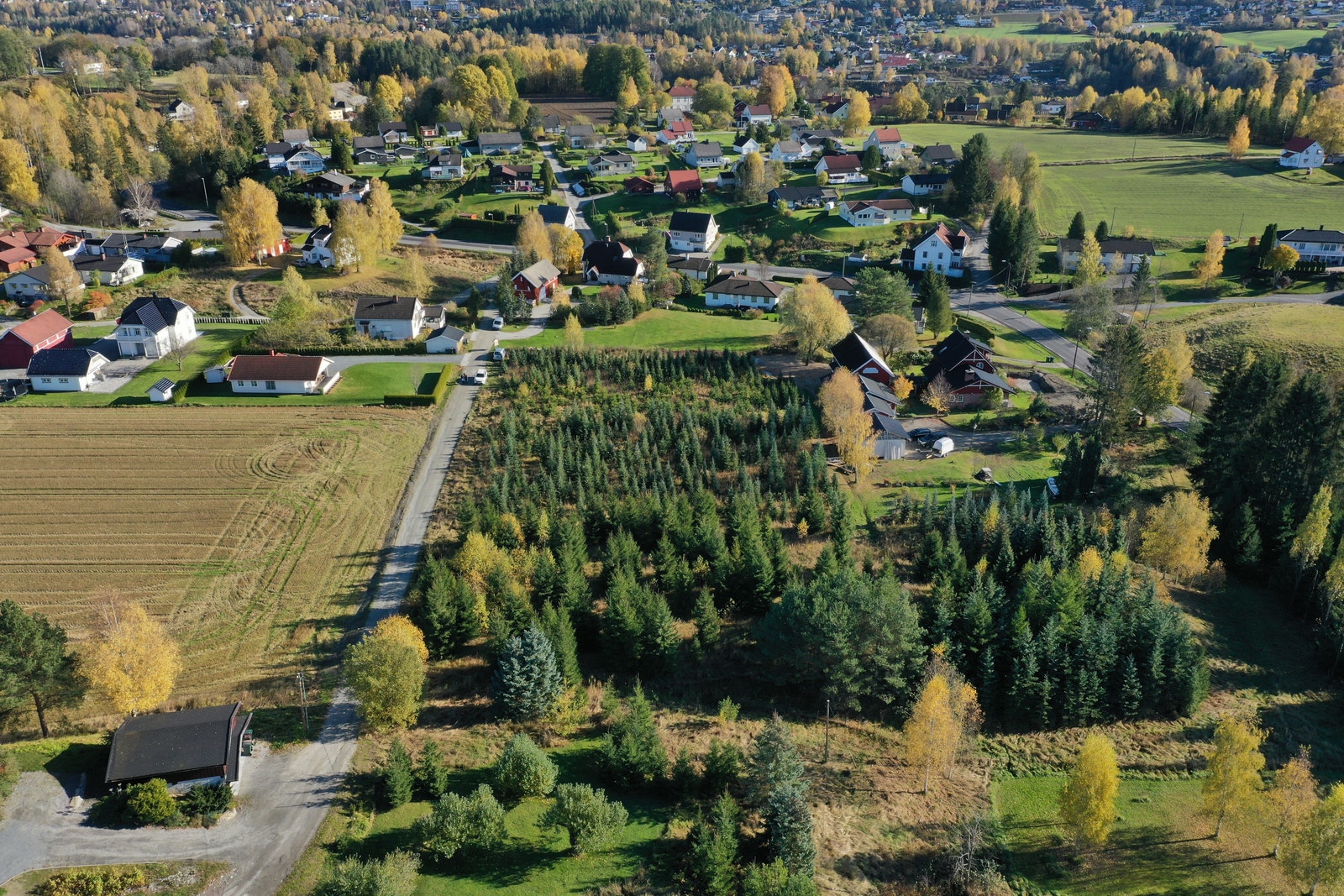Oversiktsbilde fra vest Galleribilde