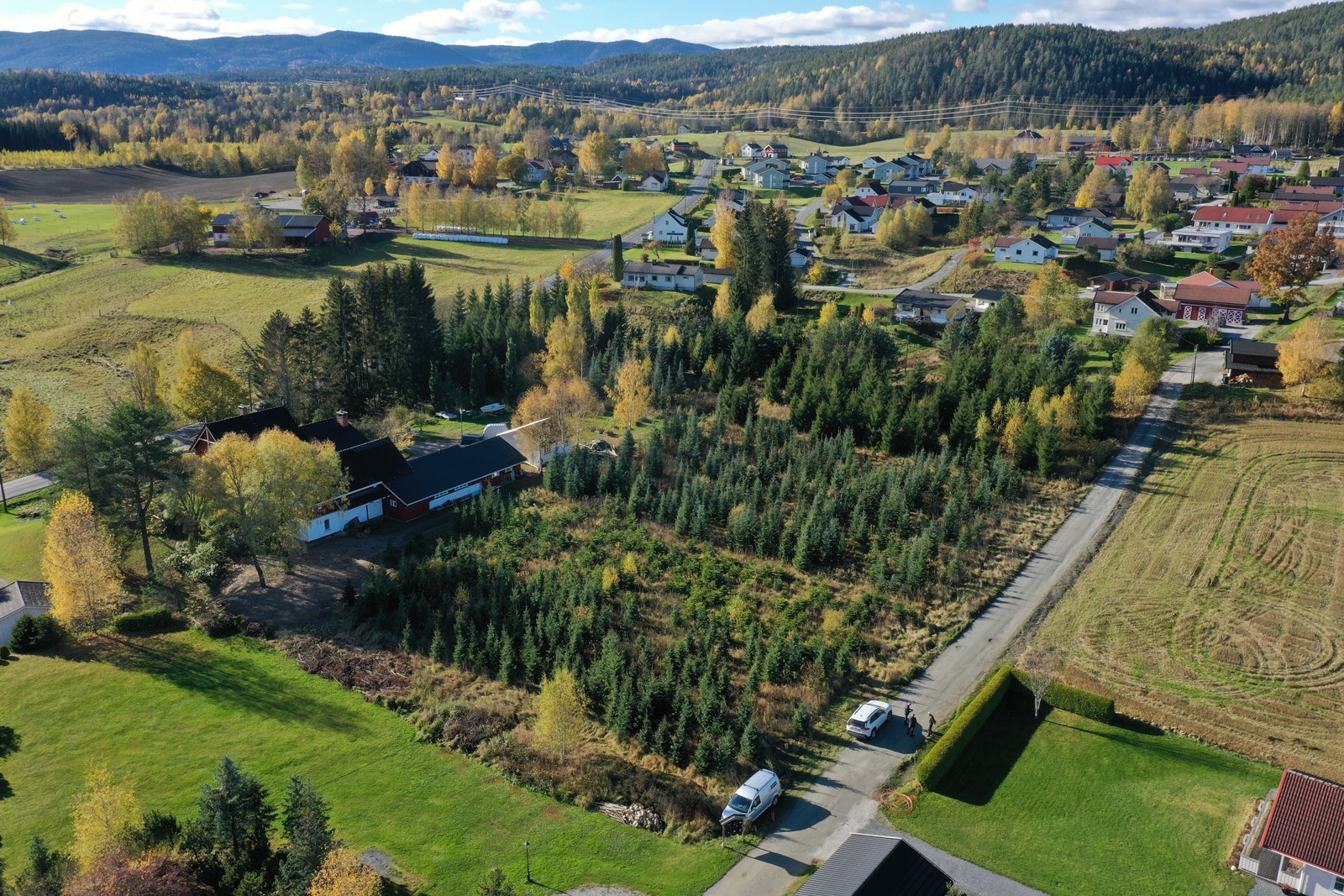 Oversiktsbilde fra nord-øst Galleribilde