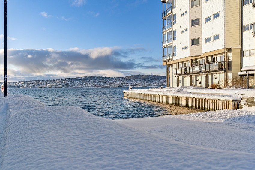 Strandpromenaden byr på flott utsikt!