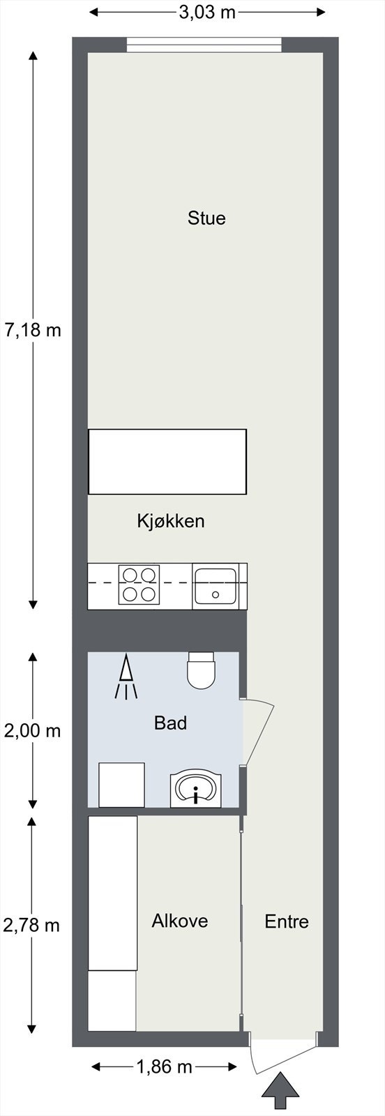 Planskisse. Galleribilde