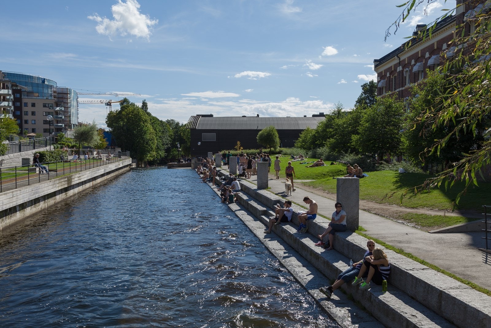 Kort vei til Nydalskulpen med bademuligheter. Galleribilde
