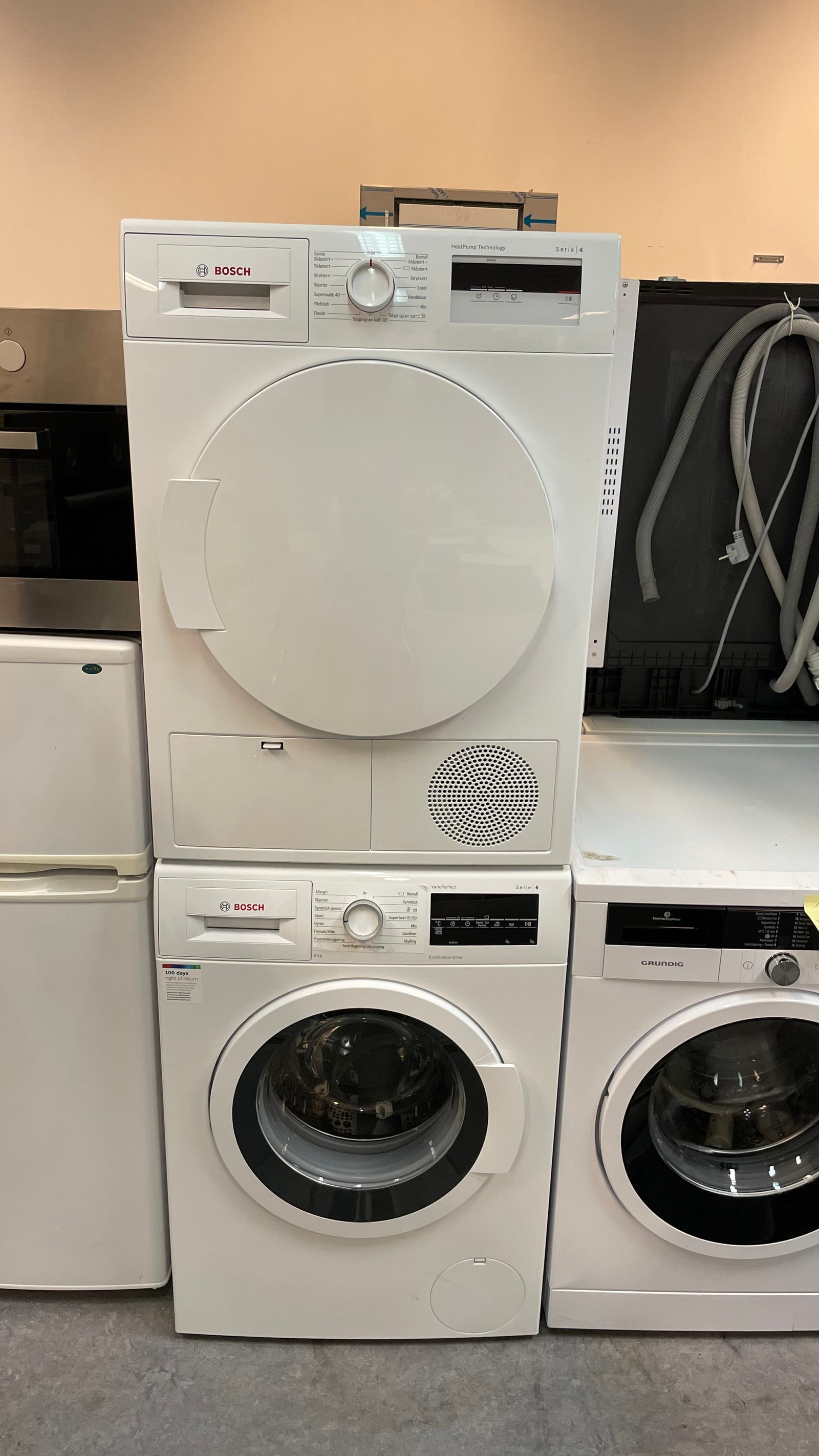 Vaskemaskin levert hjem