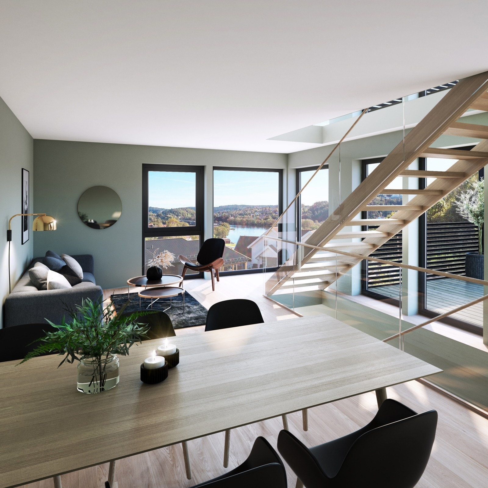 Illustrasjon fra en av boligene Galleribilde