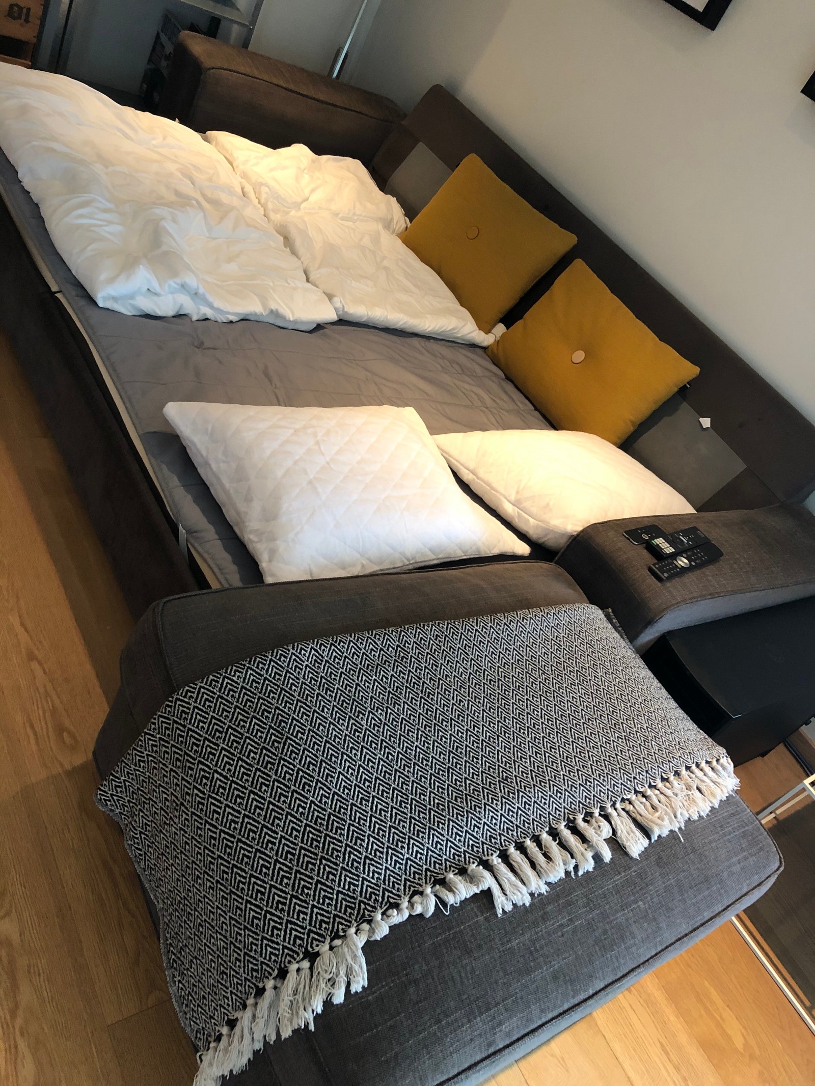 Sovesofa i TV-stue, 1 etg. med plass til 2 personer Galleribilde