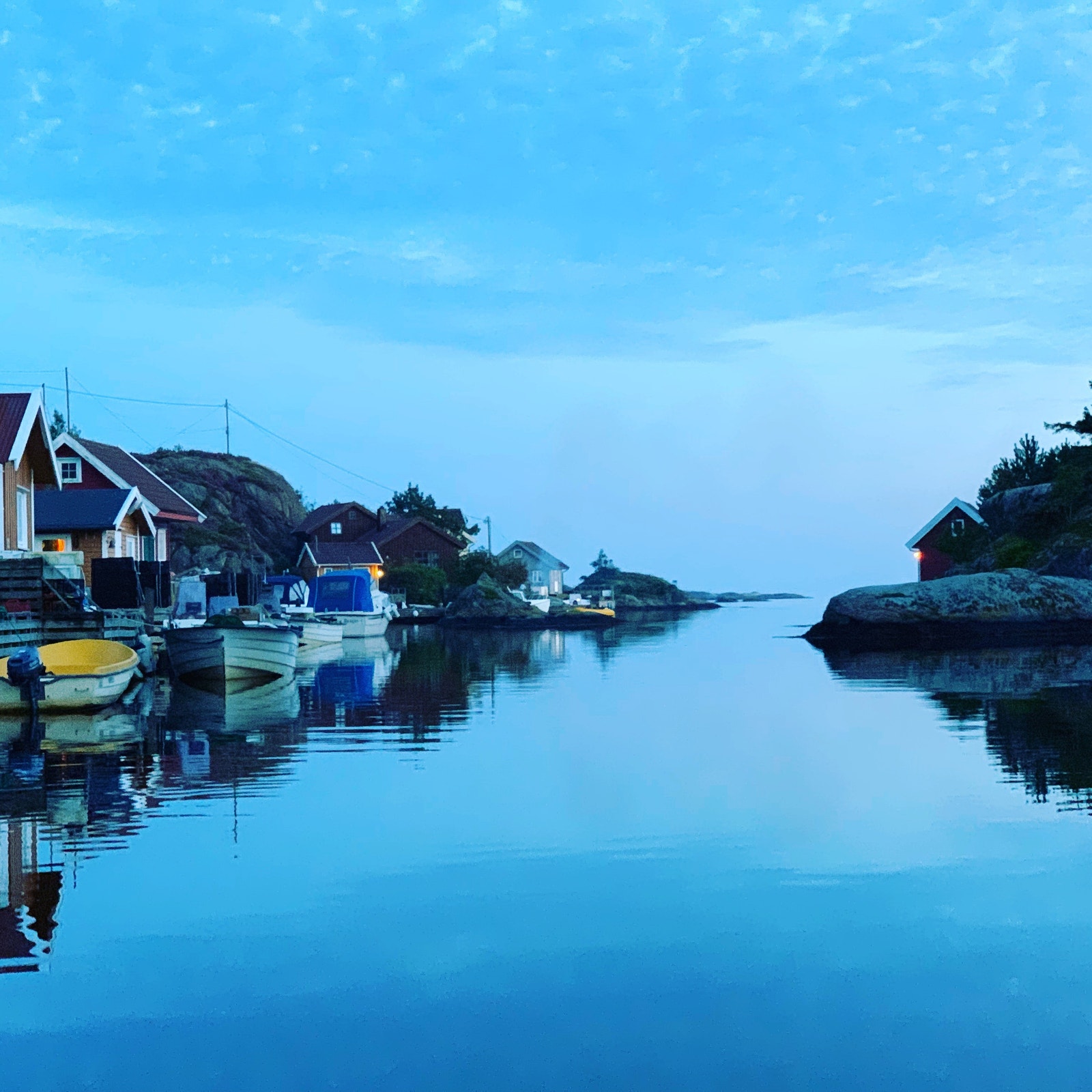 Utsikt ved brygga Galleribilde