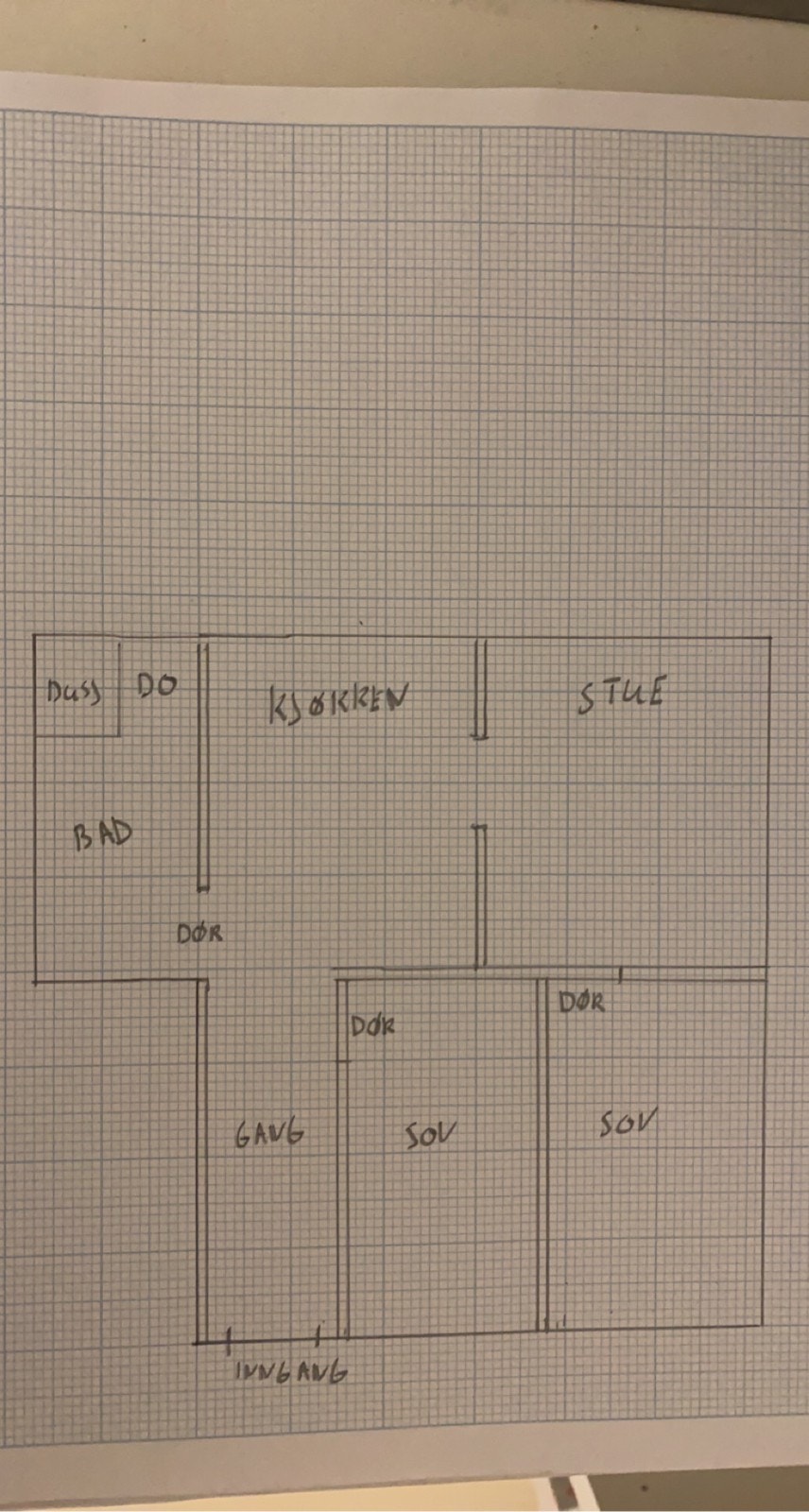 Plantegning Galleribilde