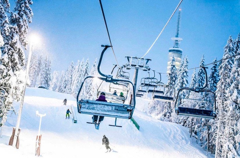 Kort vei til Tryvann eller Wyllerløypa Galleribilde