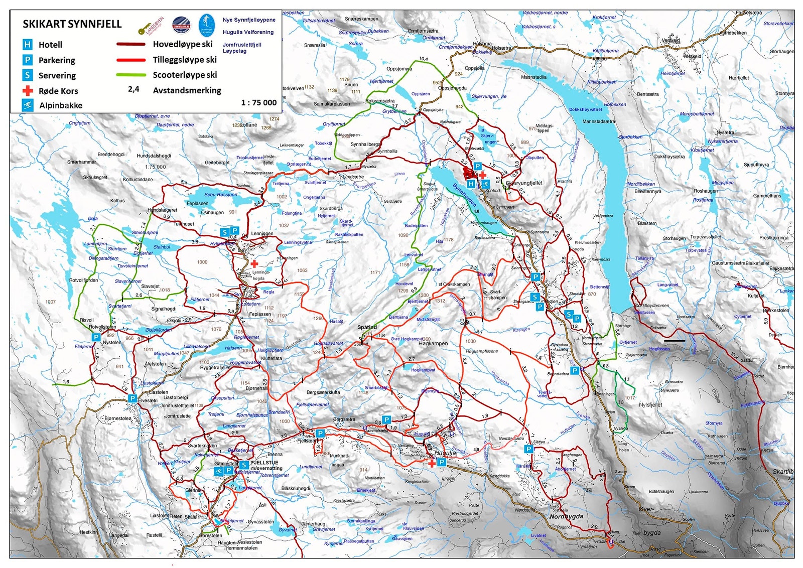 Løypekart Galleribilde