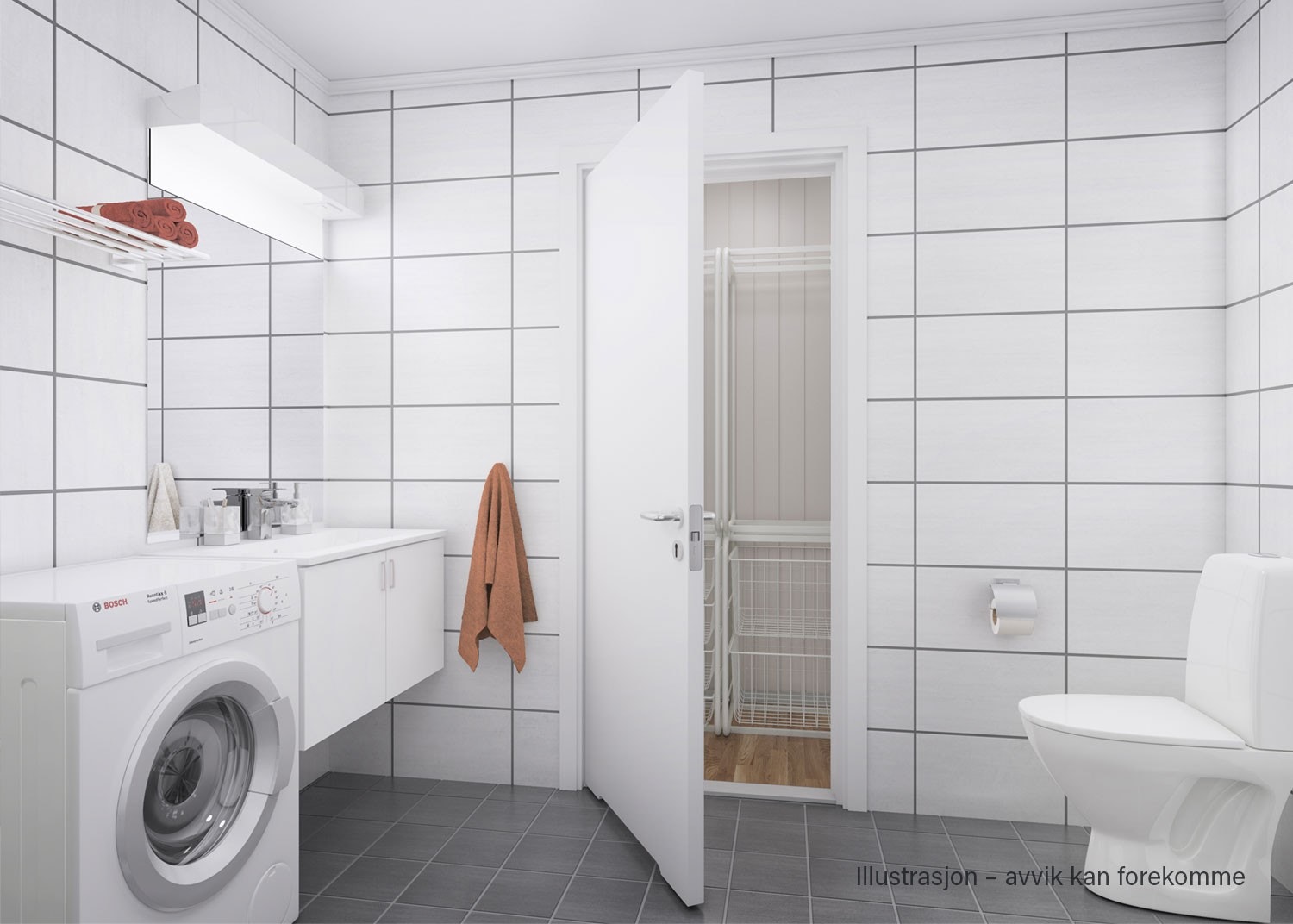 Flislagt bad Galleribilde