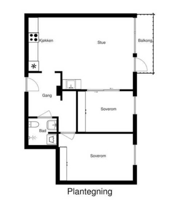 Planløsning. Galleribilde