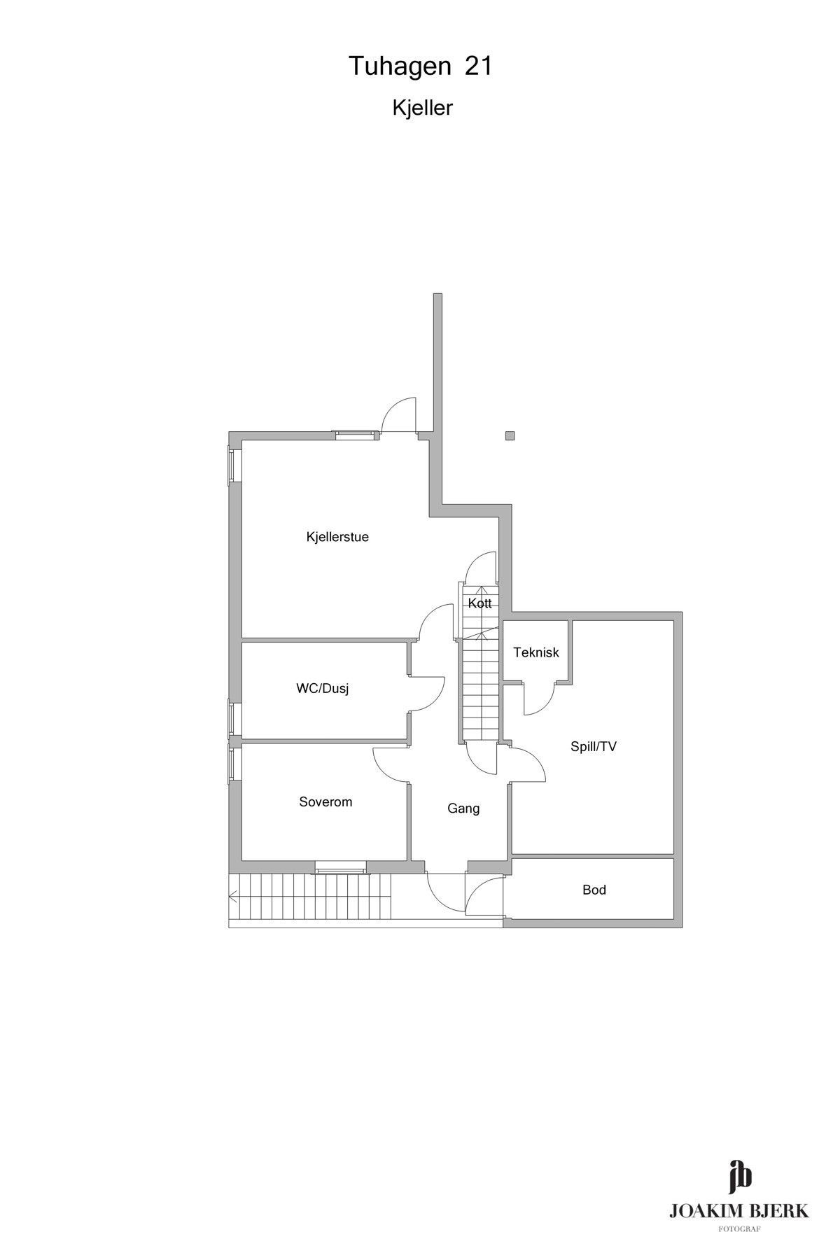 Romtegning. Galleribilde