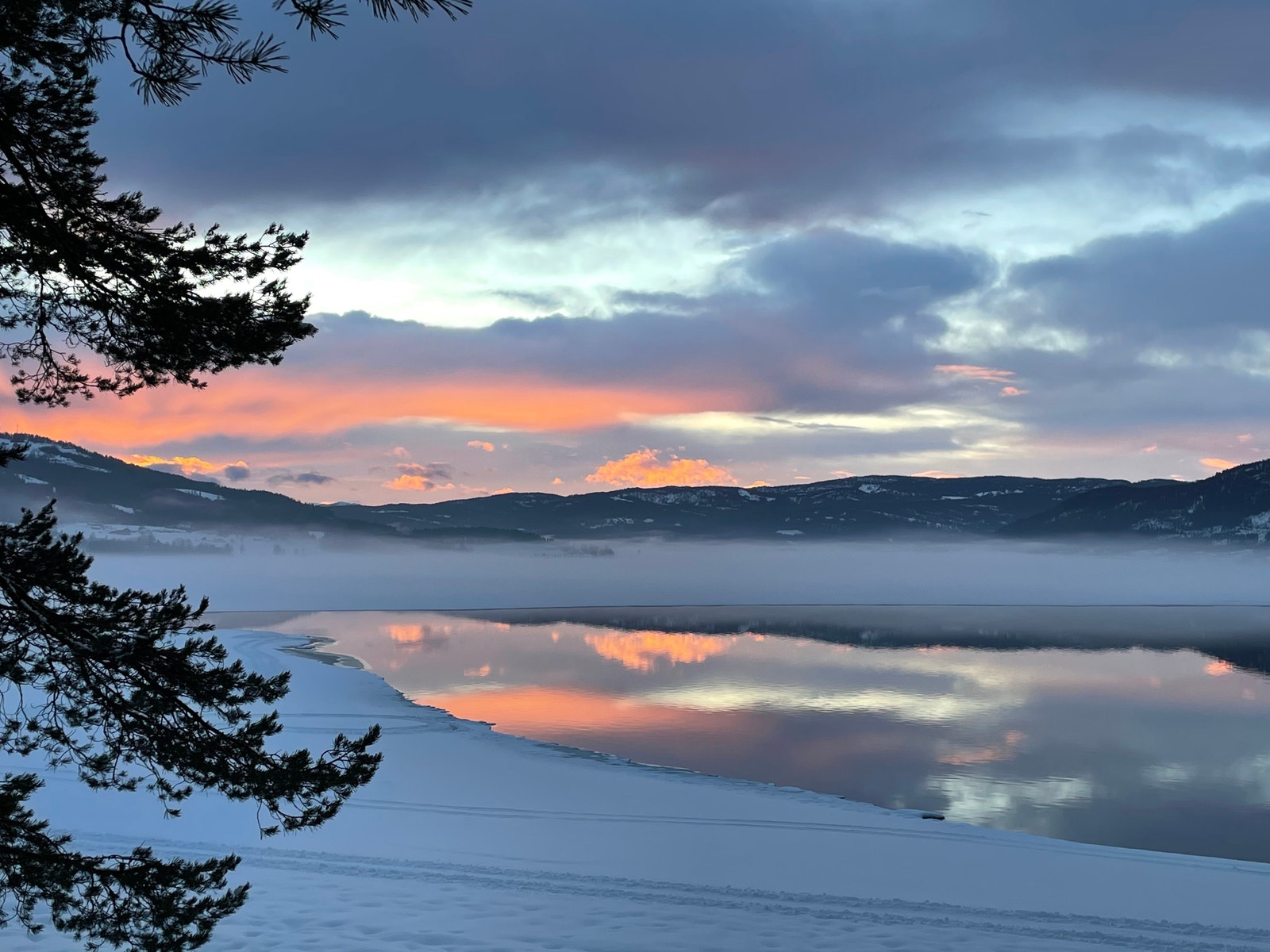 Vakre solnedganger Galleribilde