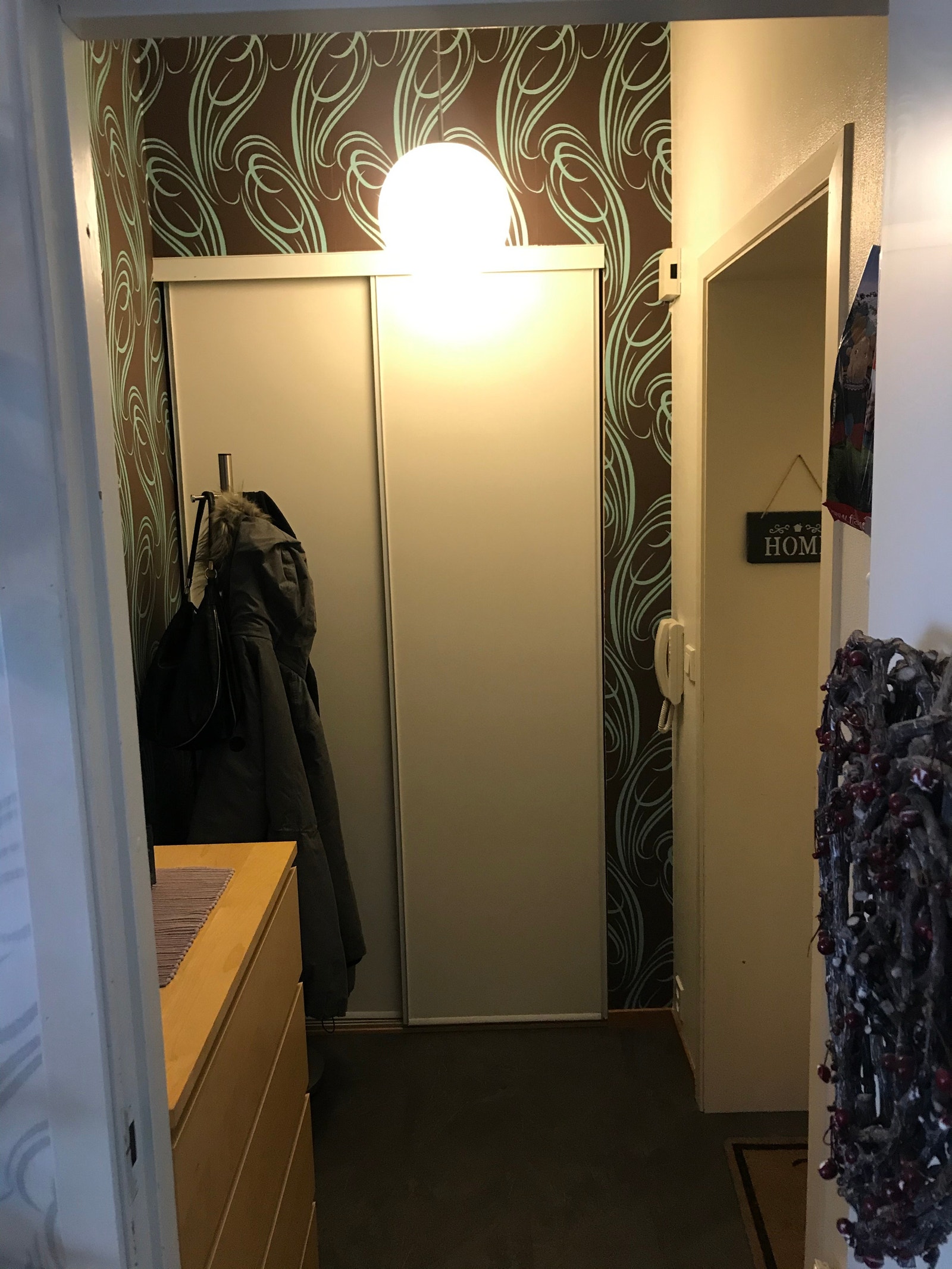 Gang med oppbevaring Galleribilde