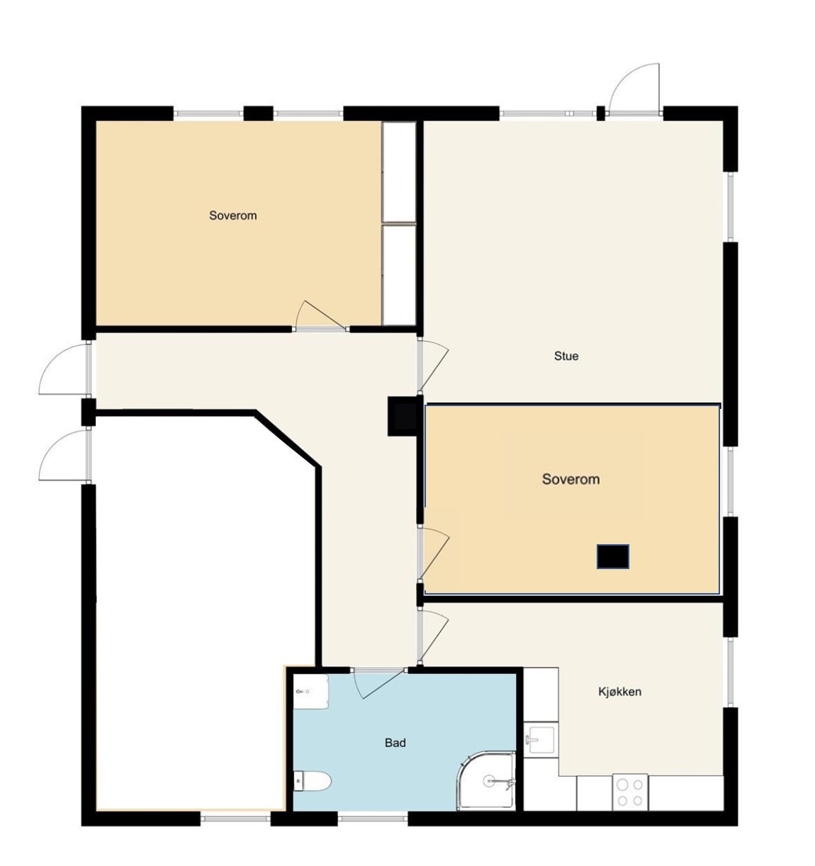 Floor plan Galleribilde