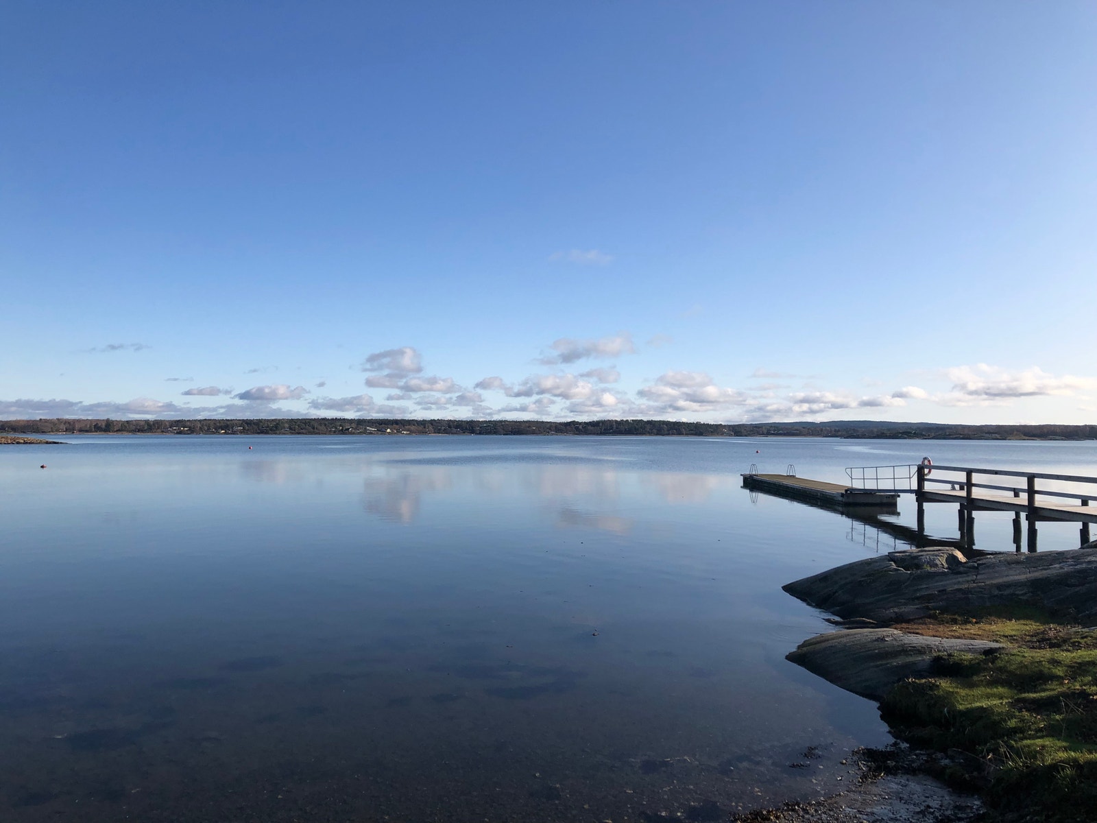 Rolig kveldsstemning ved havet Galleribilde