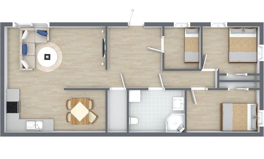 Plantegning Galleribilde