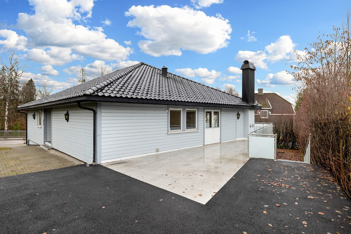 Terrassen ble betydelig oppgradert i 2018 Galleribilde