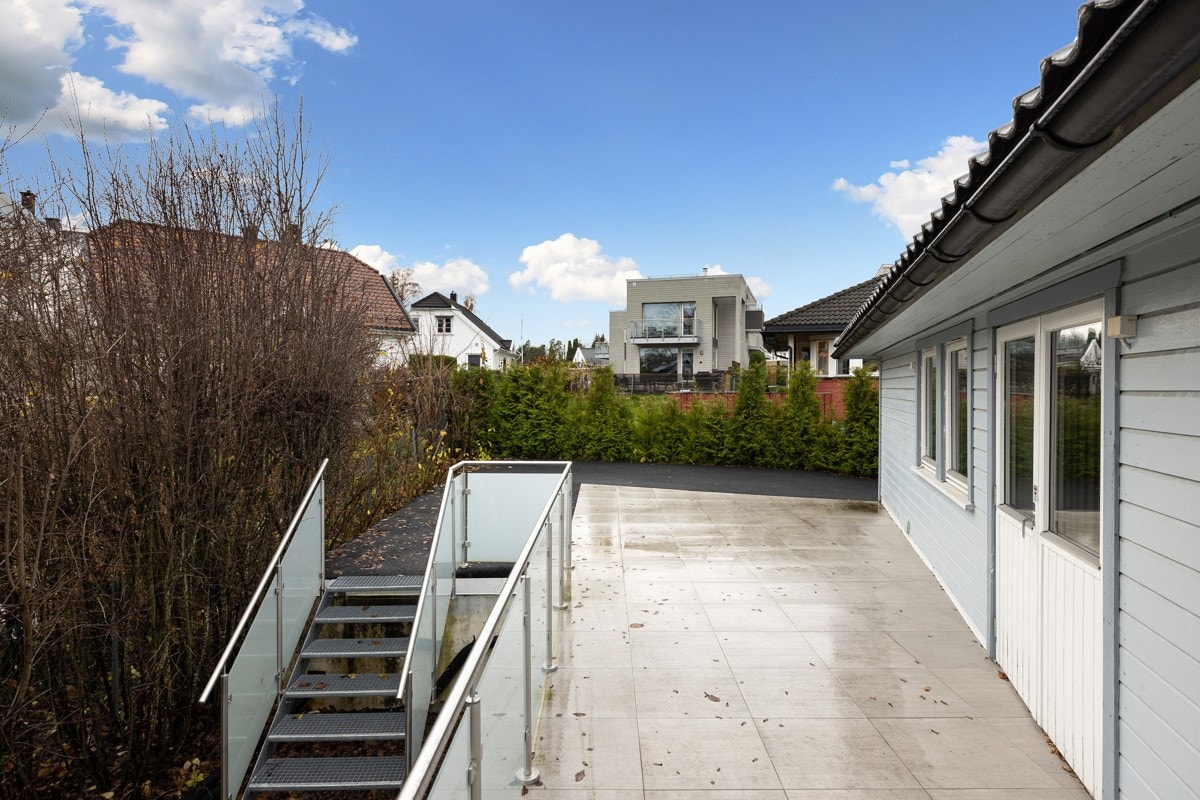 Terrassen ble betydelig oppgradert i 2018 Galleribilde