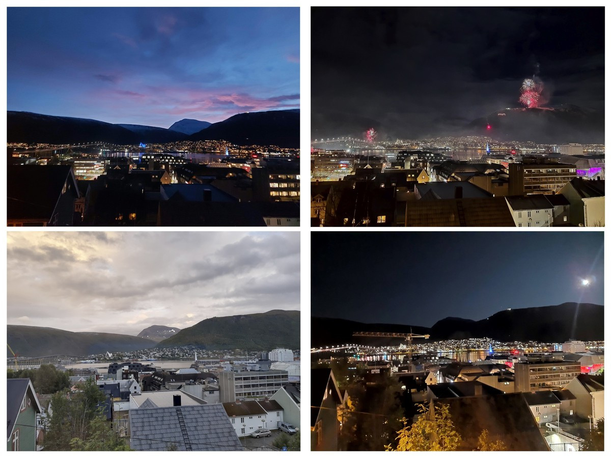 Fantastisk utsikt fra boligen uantsett tid på døgnet!