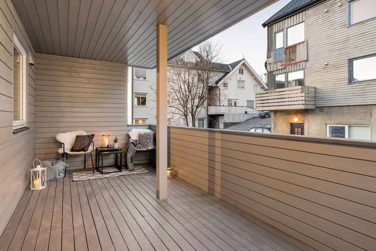 Veranda med utgang fra hovedsoverom