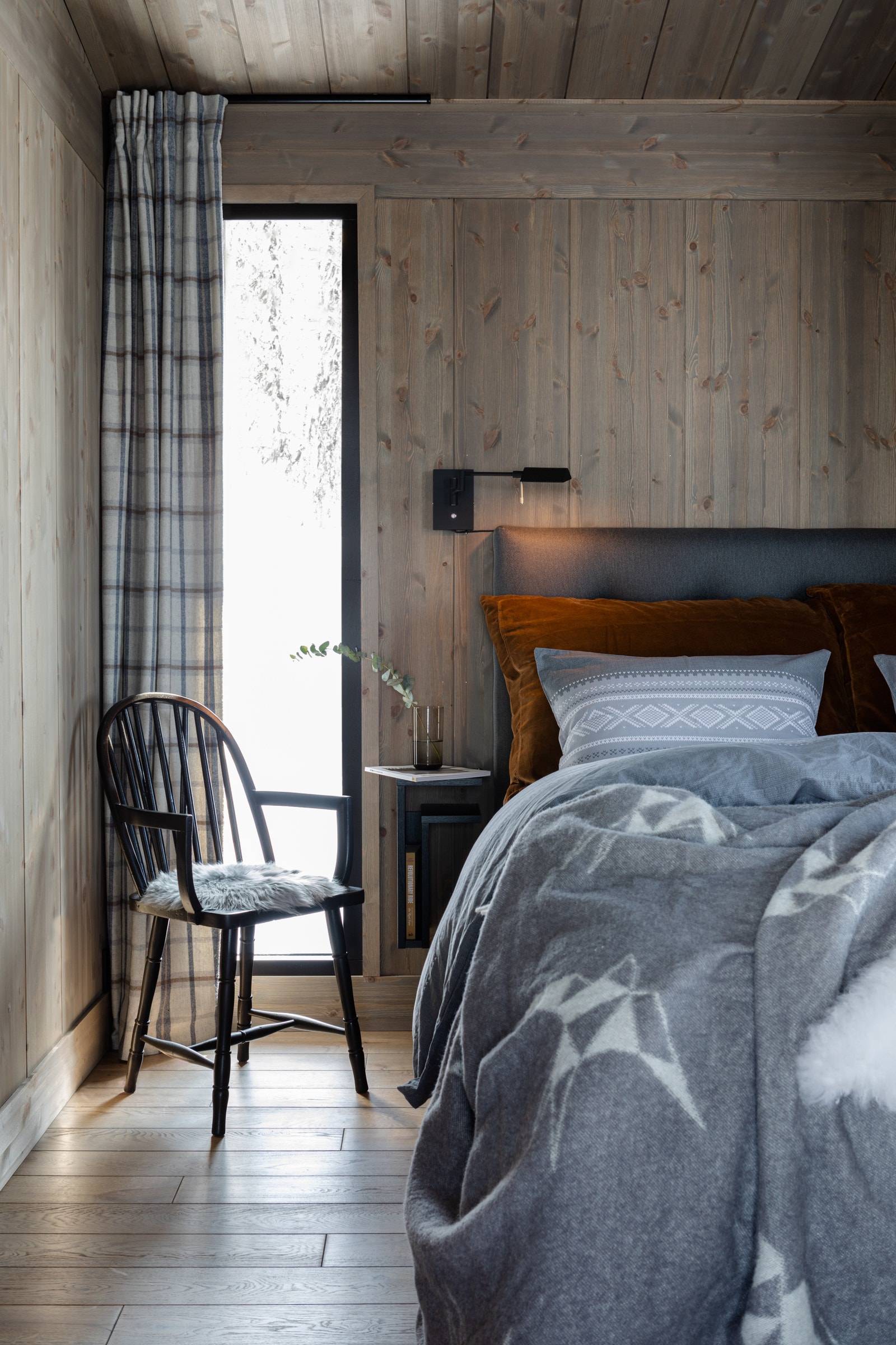 Tenk å våkne her! Eksempel på interiør i en Vy-hytte - Soverom Galleribilde