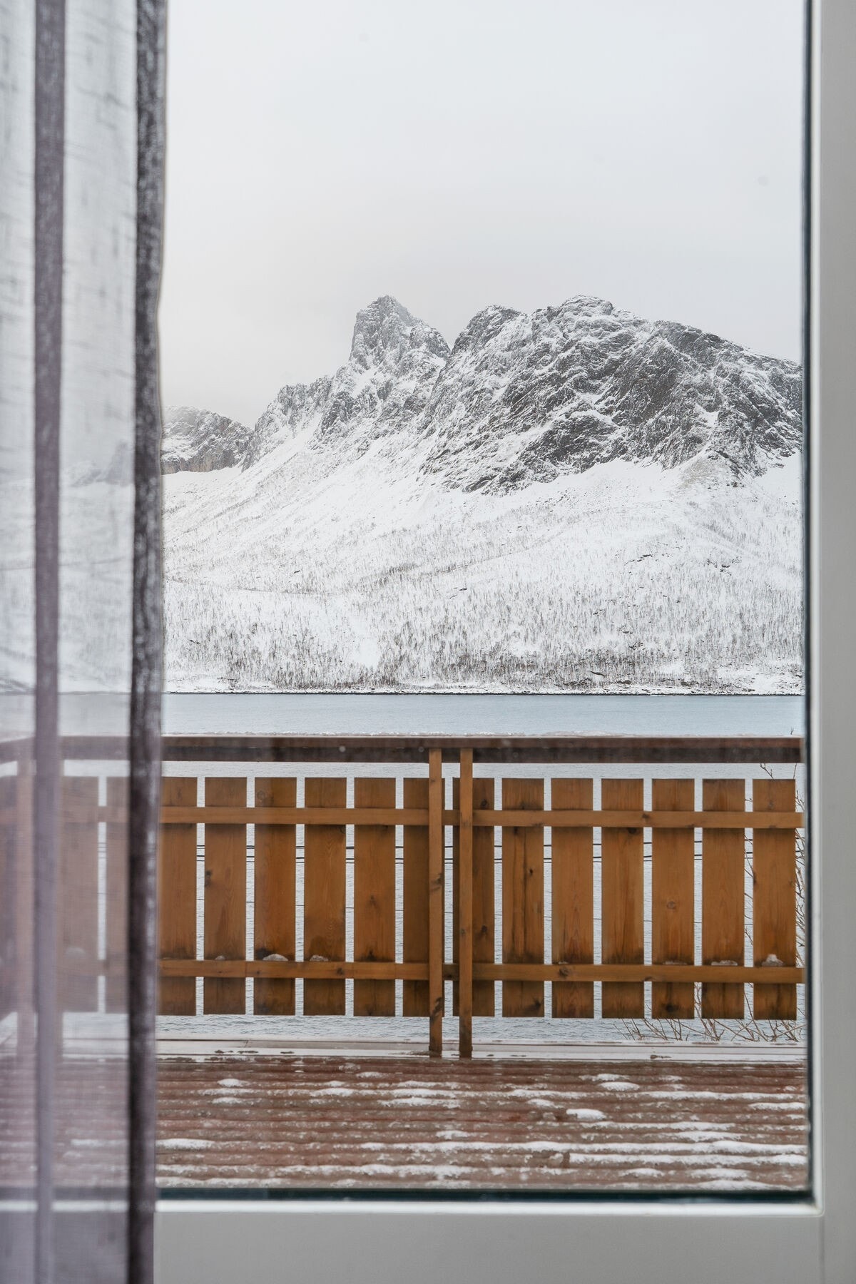 Utsikt fra verandadør Galleribilde