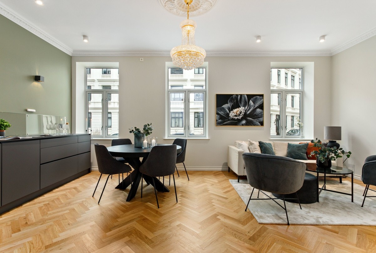 Velkommen til Haxthausens gate 9 presentert av PrivatMegleren v/ Thomas Eide Gunnerud. Galleribilde