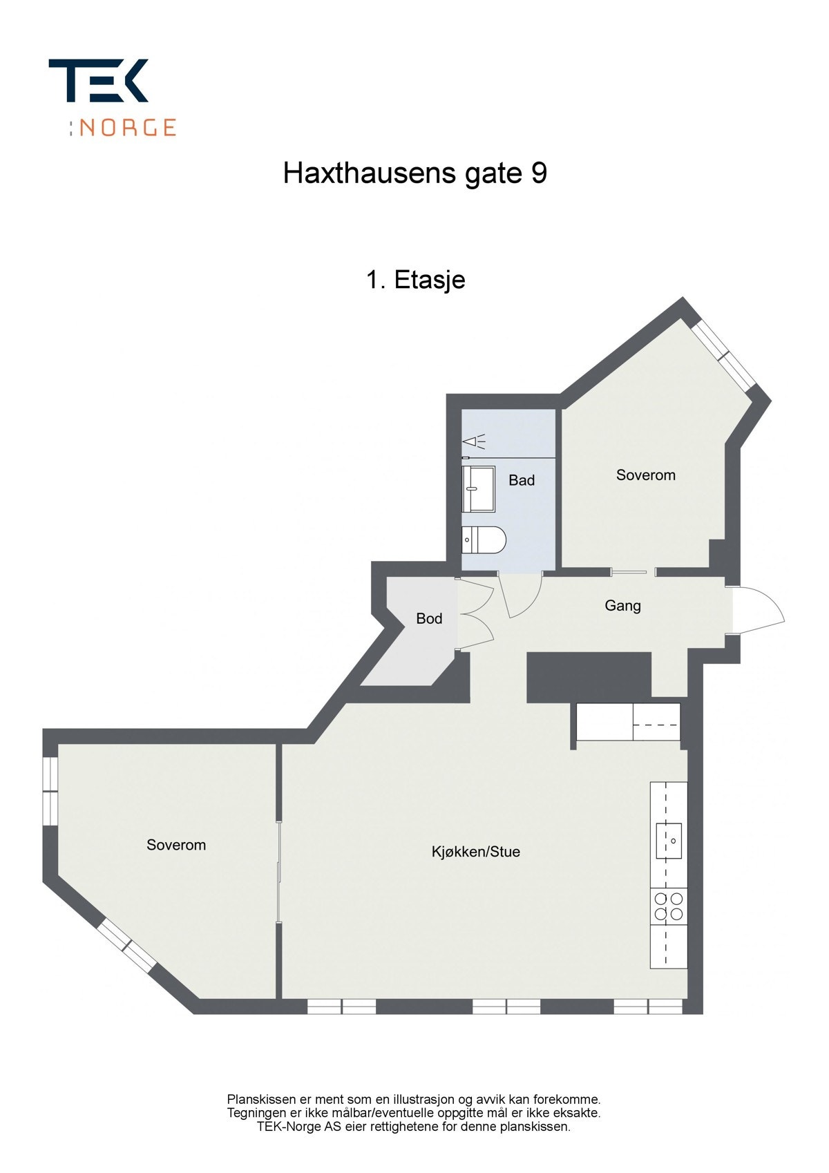 Planløsning. Galleribilde